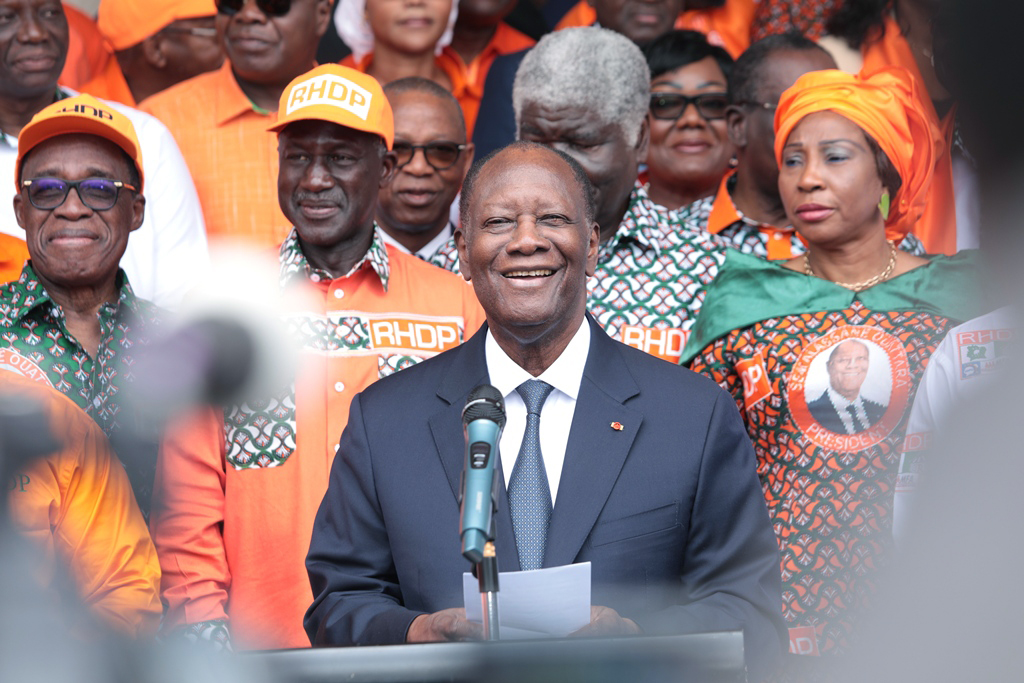 Alassane Ouattara, son programme de campagne électorale pour la présidentielle 2025 © Crédit photo DR