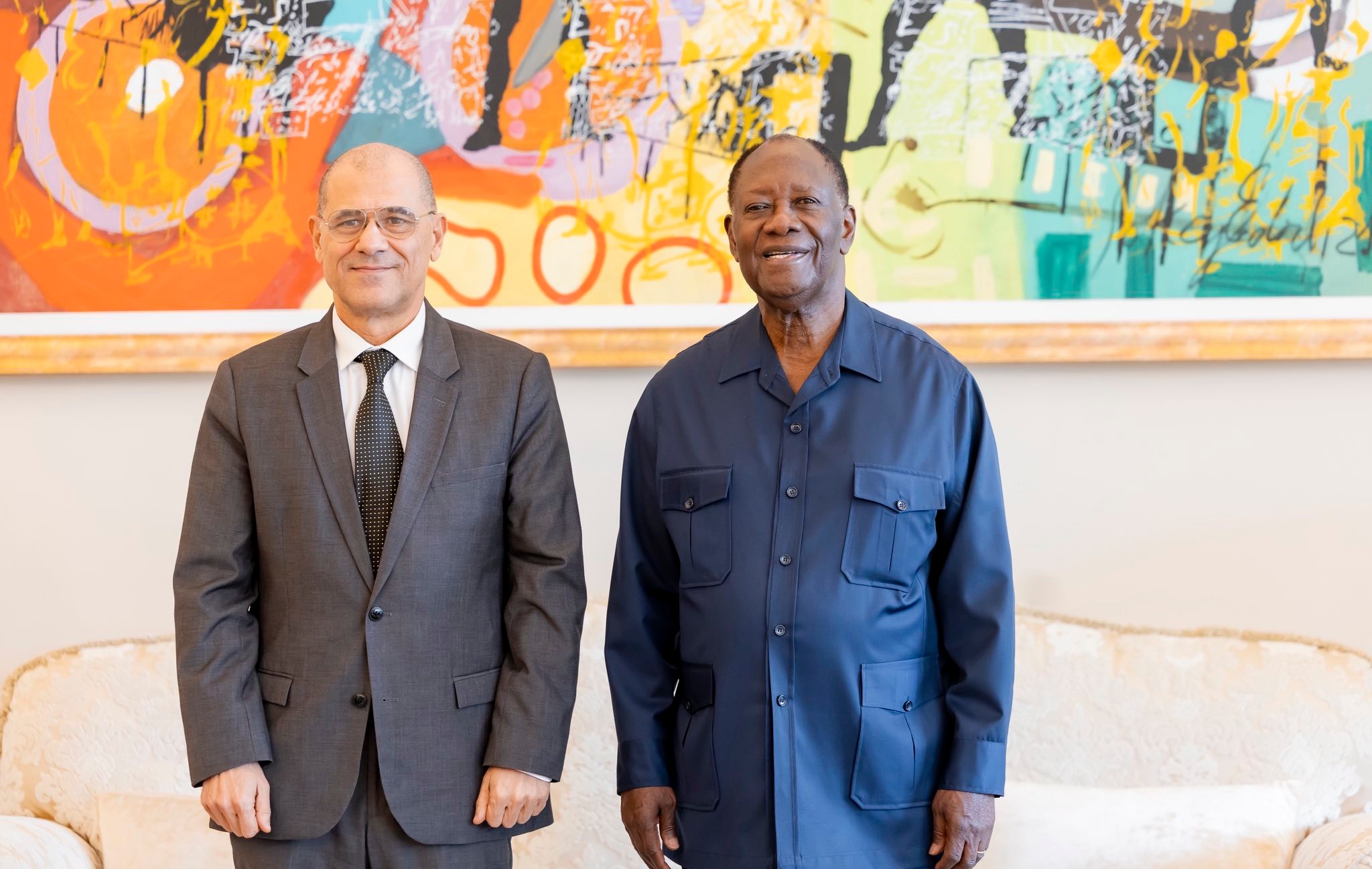Rencontre avec Ouattara : Arturo Luzzi, l'Ambassadeur d'Italie, salue le partenariat énergétique avec Abidjan © Crédit photo DR
