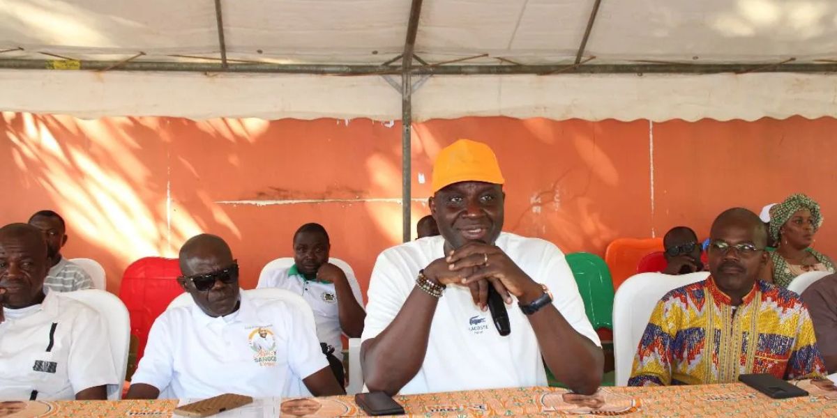 Le secrétaire départemental du RHDP à Tiassalé, Alpha Sanogo