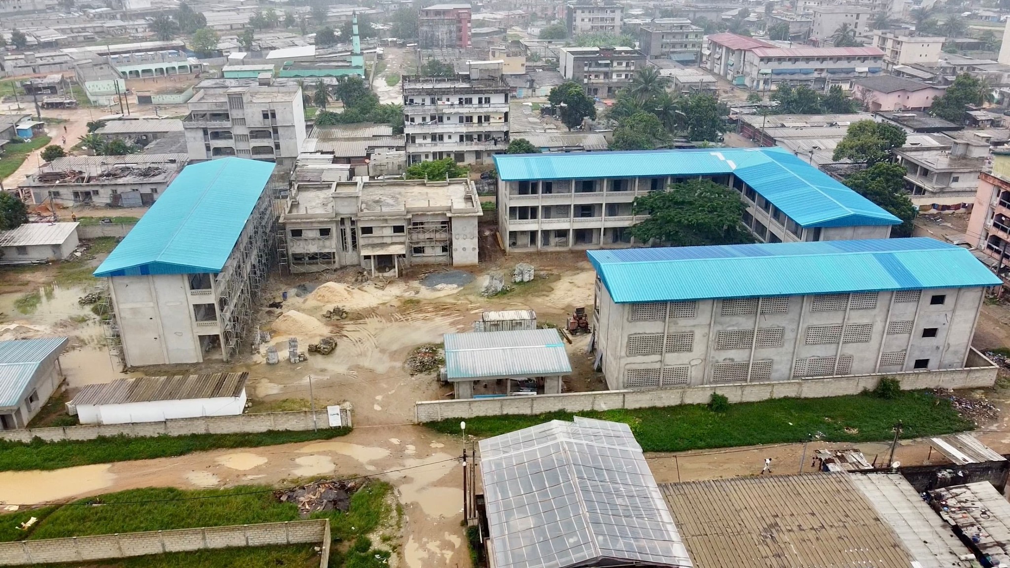 Le Lycée Moderne Abobo Baoulé Extension bientôt achevé © Crédit photo DR