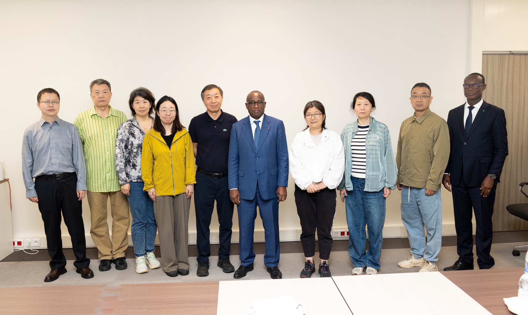 Des experts chinois étudient la faisabilité du lycée professionnel de Tafiré en Côte d'Ivoire © Crédit photo DR