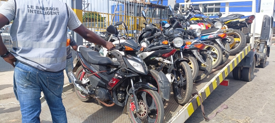 En Côte d'Ivoire, l'interdiction des motos sur le Boulevard Houphouët-Boigny respectée à 80%  © Crédit photo DR