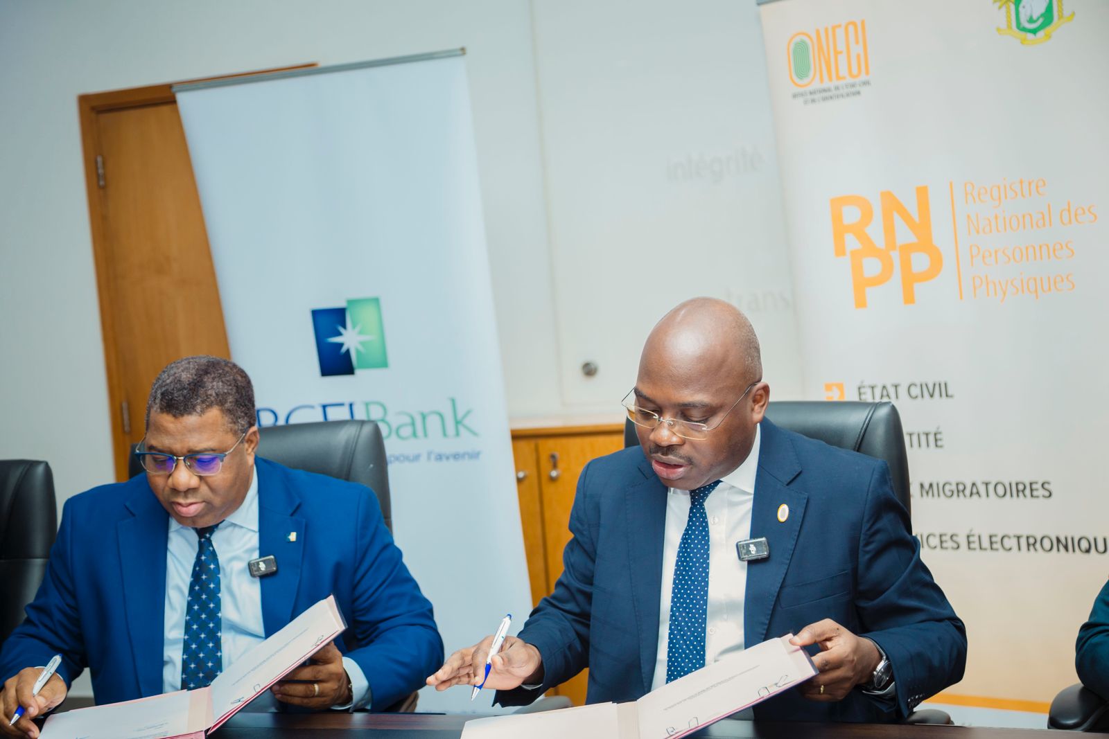 Partenariat BGFIBank - ONECI pour renforcer la sécurité bancaire en Côte d'Ivoire © Crédit photo DR