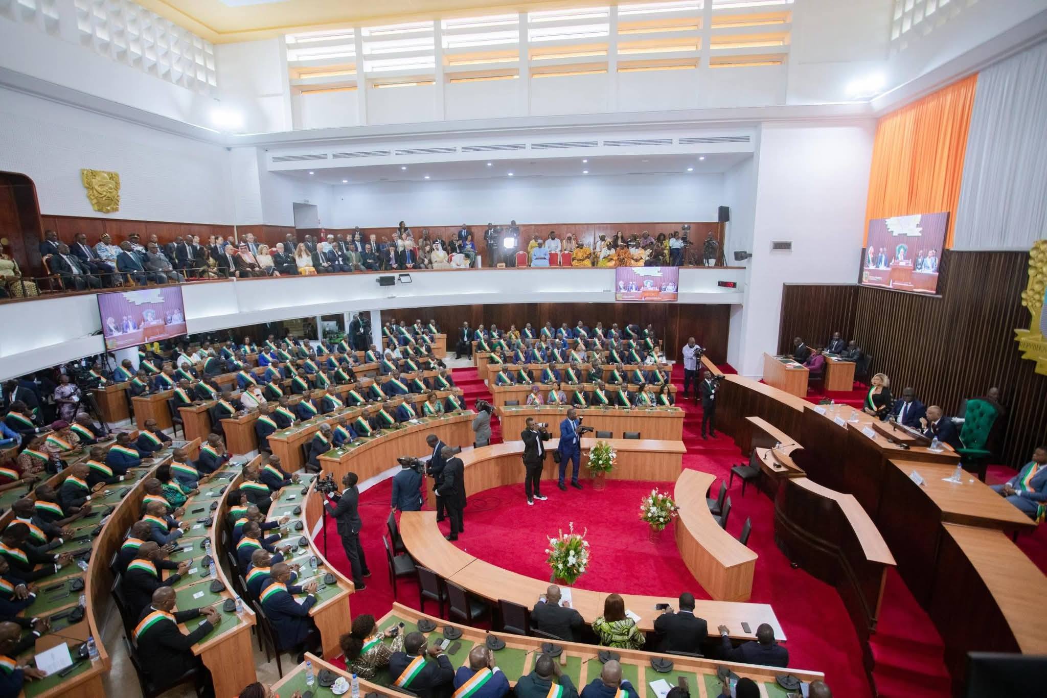 Ouverture de la session 2026 de l'Assemblée nationale de Côte d'Ivoire : 24 projets de loi déjà sur la table
