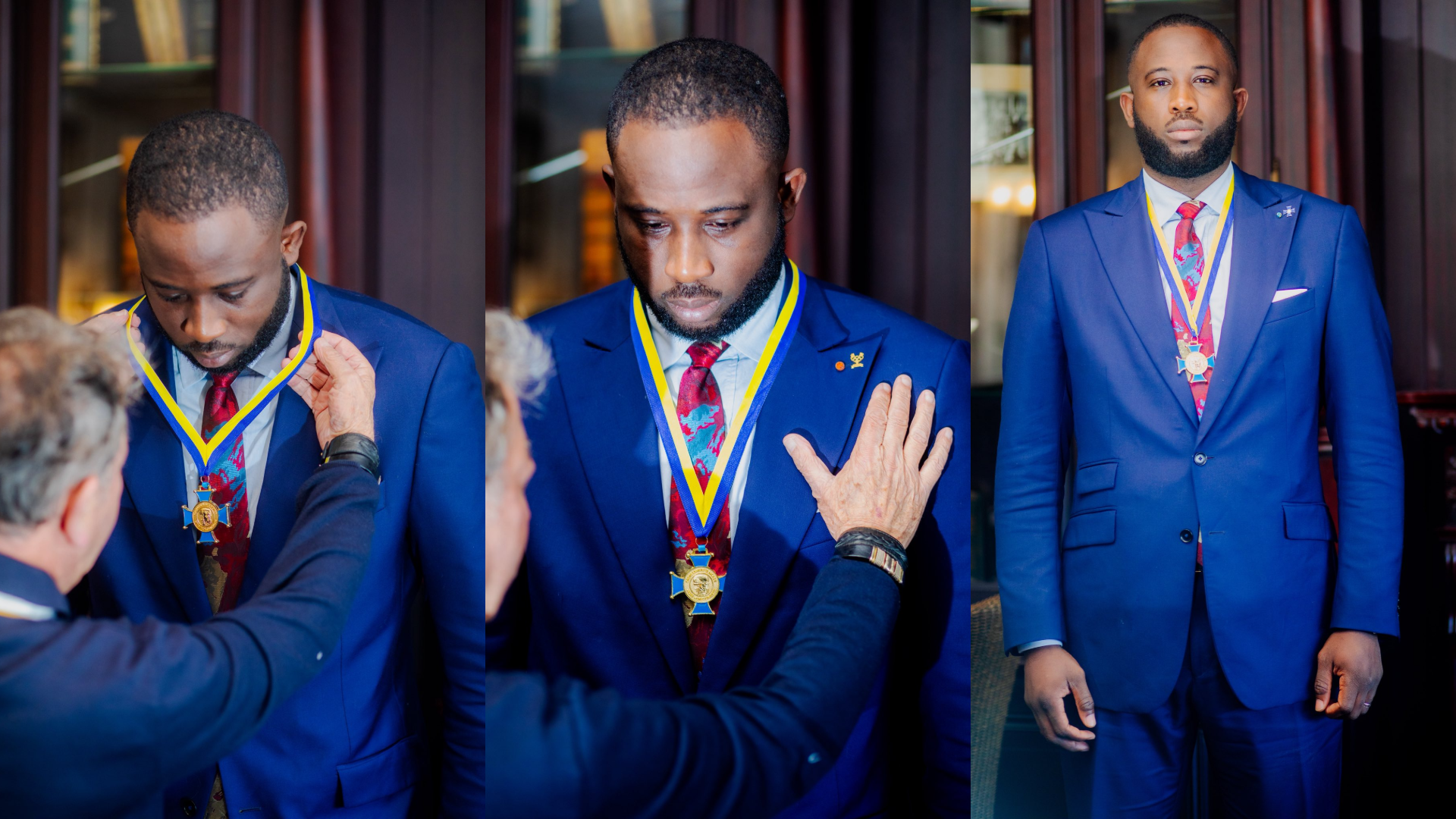 Le champion olympique Cheick Cissé a été nommé Commandeur de l’Ordre de La Fayette ce 31 janvier 2026  © Crédit photo DR