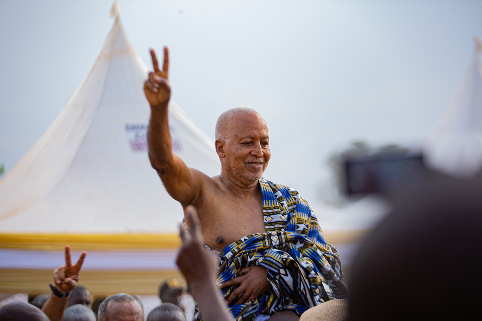 Nanan Hêhinin II intronisé chef d'Assakro à Aniassué © Crédit photo DR