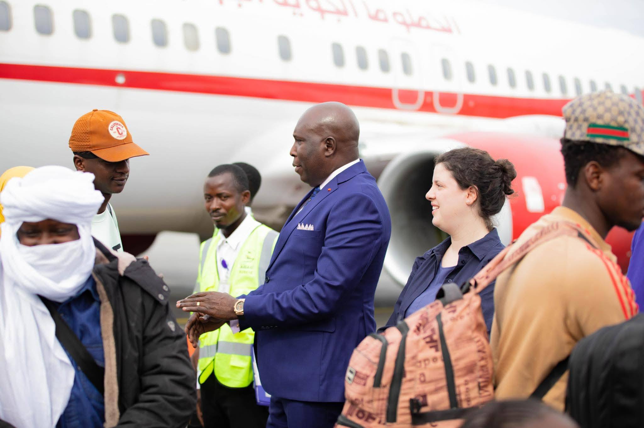 Retour volontaire à Abidjan de 127 Ivoiriens en provenance d'Algérie © Crédit photo DR