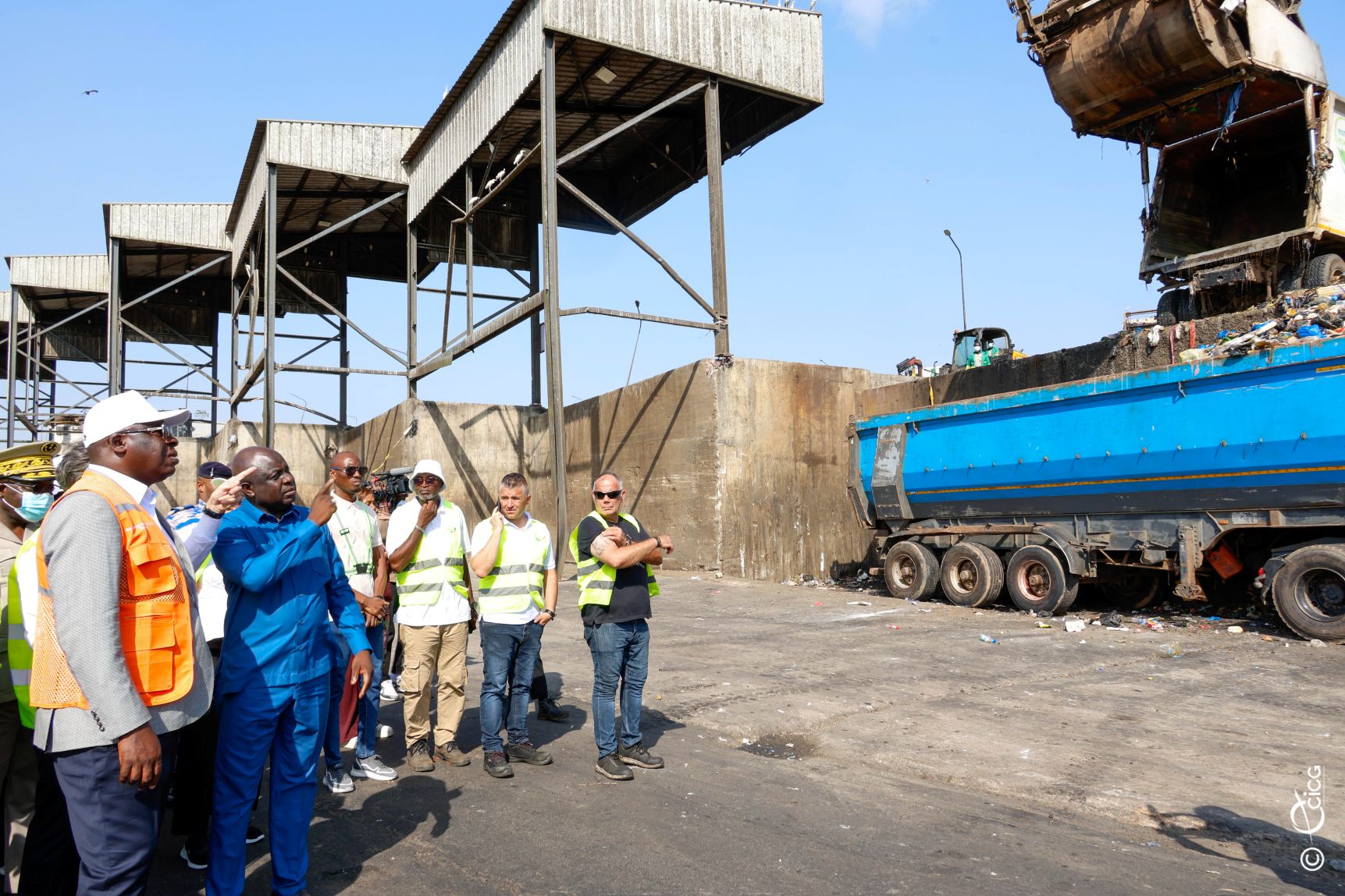 Traitement des déchets à Abidjan, le ministre Amédé Kouakou inspecte les sites © Crédit photo DR