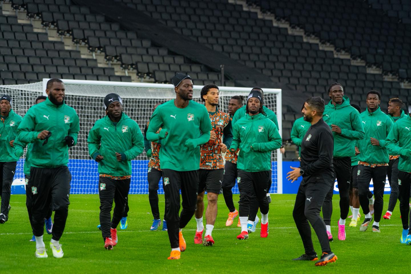 Match amical les Éléphants face à la Corée du Sud en test à Londres (Crédit Photo : Facebook FIF)