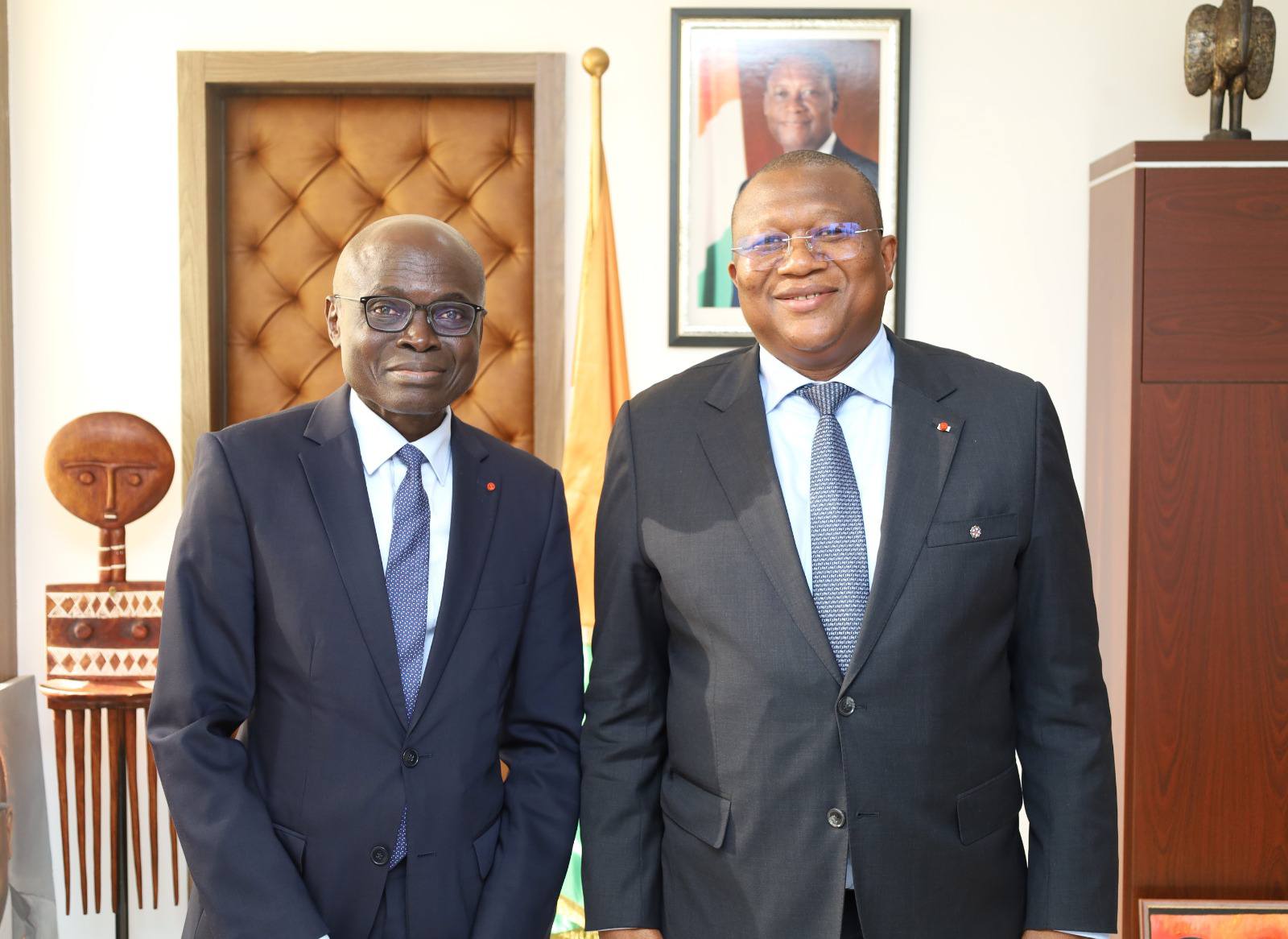 Jean-Martial Adou confirmé DG du Groupe RTI par son conseil d'administration © Crédit photo DR