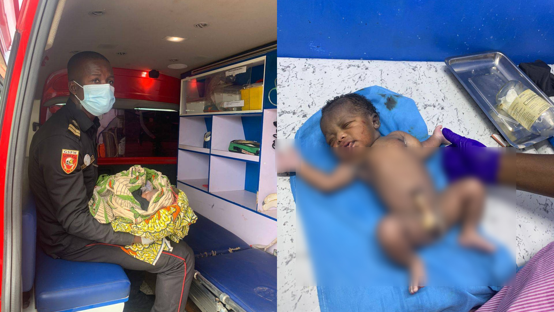 Bouaké : un nouveau-né abandonné dans une décharge sauvé par les pompiers © Crédit photo DR