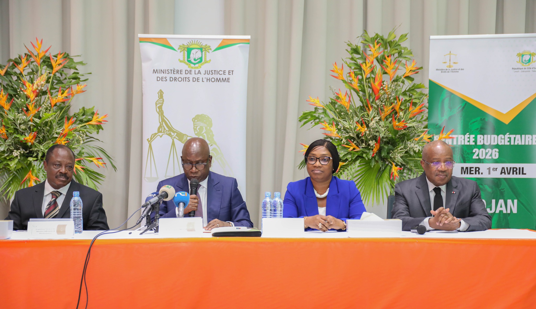 Rentrée budgétaire 2026 du ministère ivoirien de la Justice © Crédit photo DR