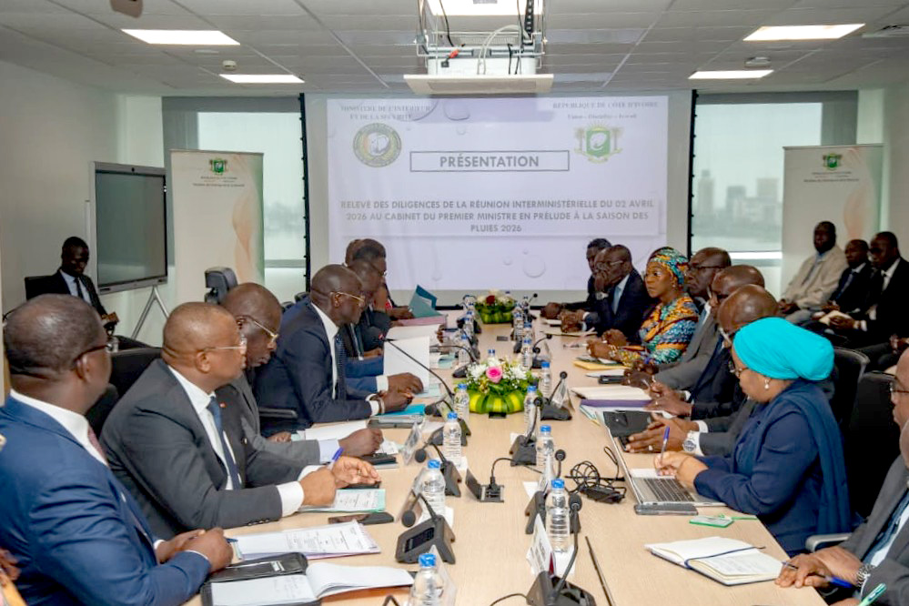 Saison des pluies 2026 Côte d'Ivoire, le plan d'Abidjan © Crédit photo Gouvernement - Yessouan.ci