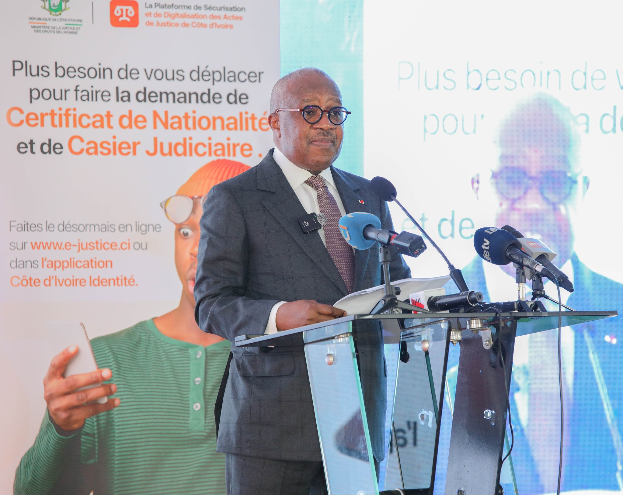 E-justice.ci : 20 tribunaux ivoiriens connectés en avril 2026 © Crédit photo Ministère de la Justice - Yessouan.ci