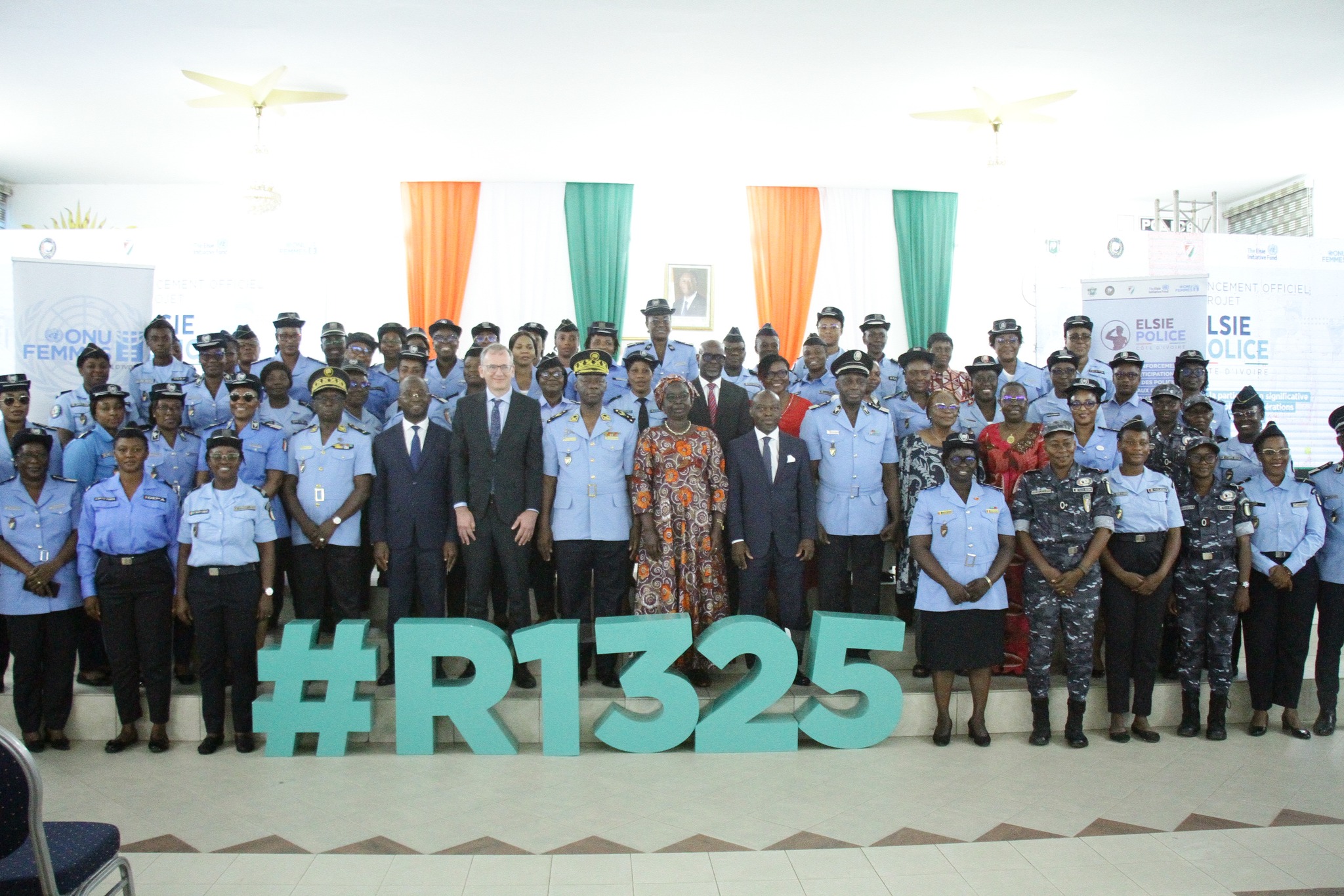 Projet ELSIE, les policières ivoiriennes et les OMP de l'ONU © Crédit photo DR - Yessouan.ci
