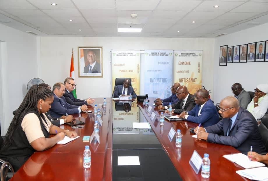 France-Côte d'Ivoire, la CCIFCI prépare un forum de 400 entreprises à Abidjan © Crédit photo Ministère du Commerce - Yessouan.ci