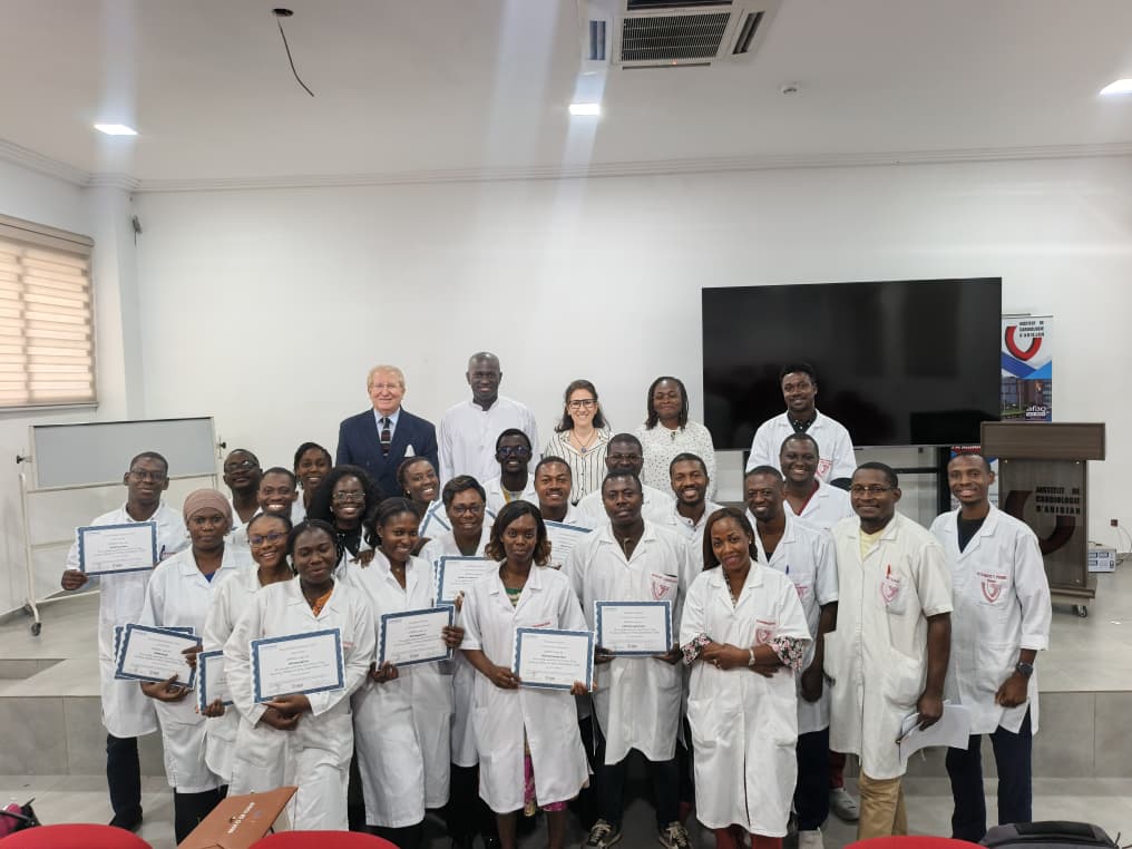 Formation en recherche clinique à l'Institut de Cardiologie d'Abidjan © Crédit photo DR - Yessouan.ci