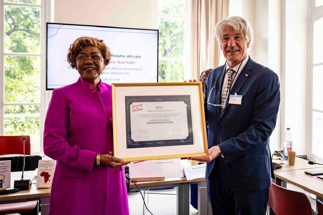 Nialé Kaba, Meilleur Ministre Africain 2026 à Paris © Crédit photo DR - Yessouan.ci