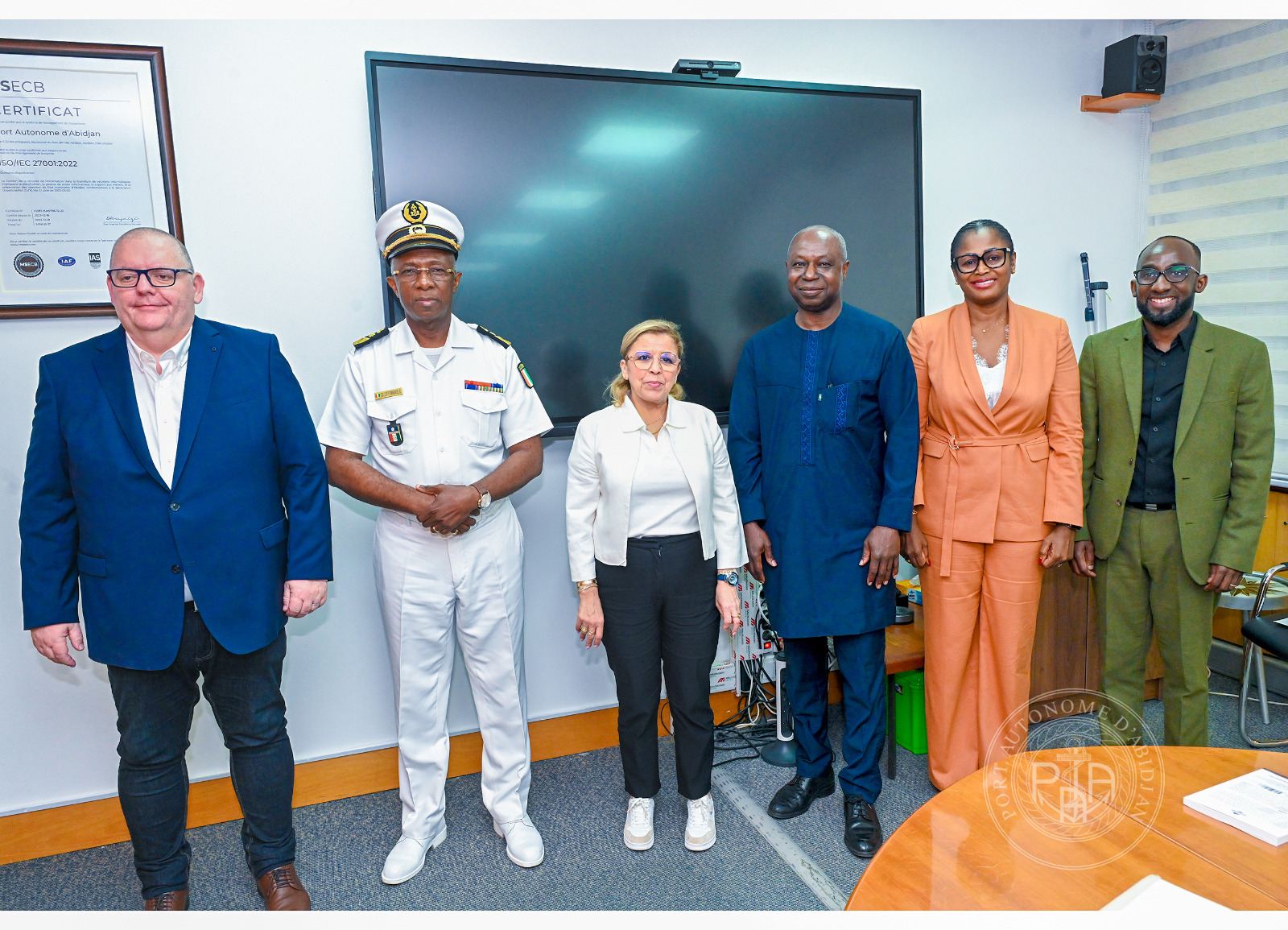 Investisseurs français en visite au Port d'Abidjan © Crédit photo PPA  - Yessouan.ci