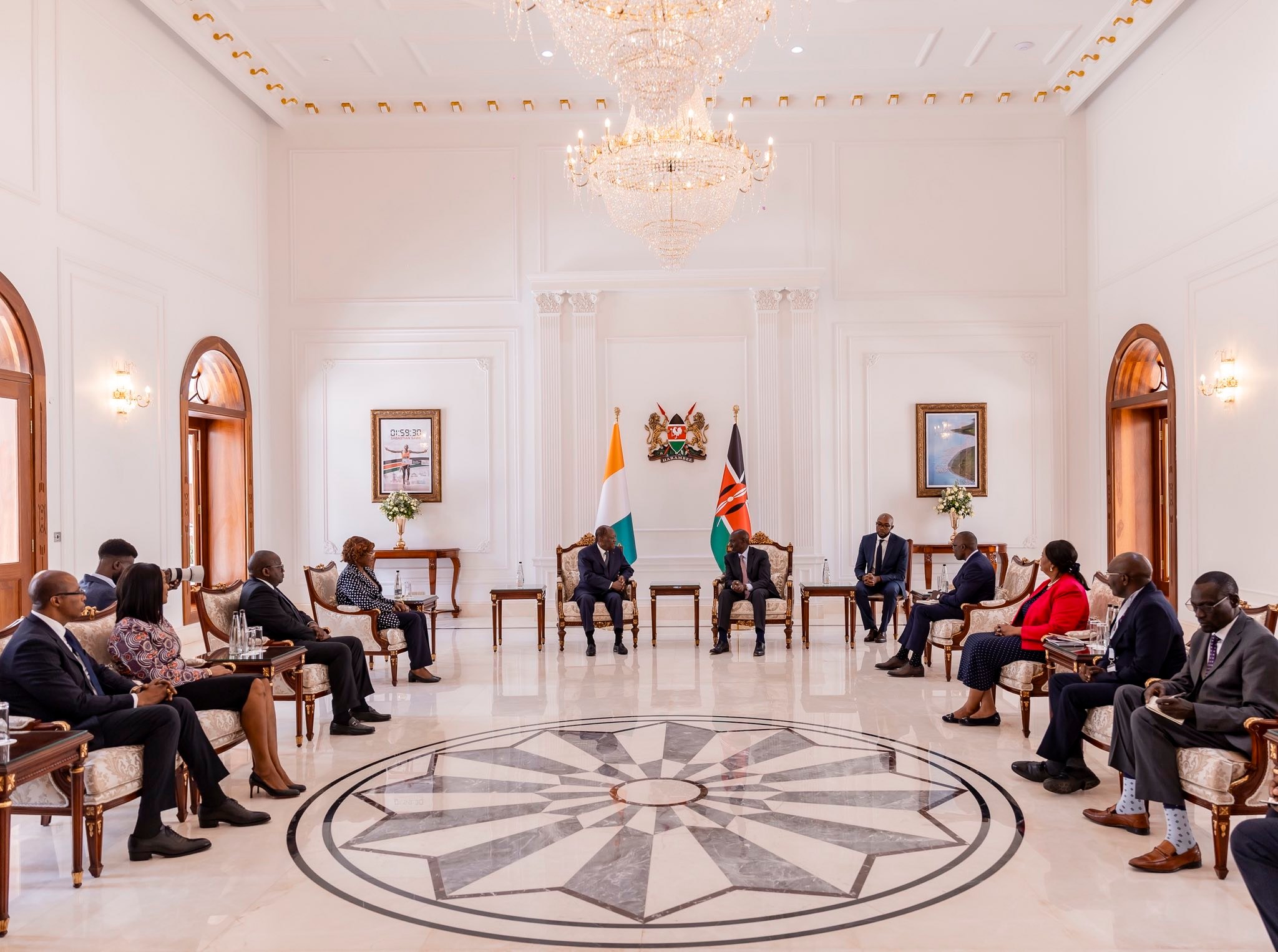 Alassane Ouattara à Nairobi, son agenda du 11 mai 2026 au Africa Forward © Crédit photo Présidence de la République de Côte d'Ivoire