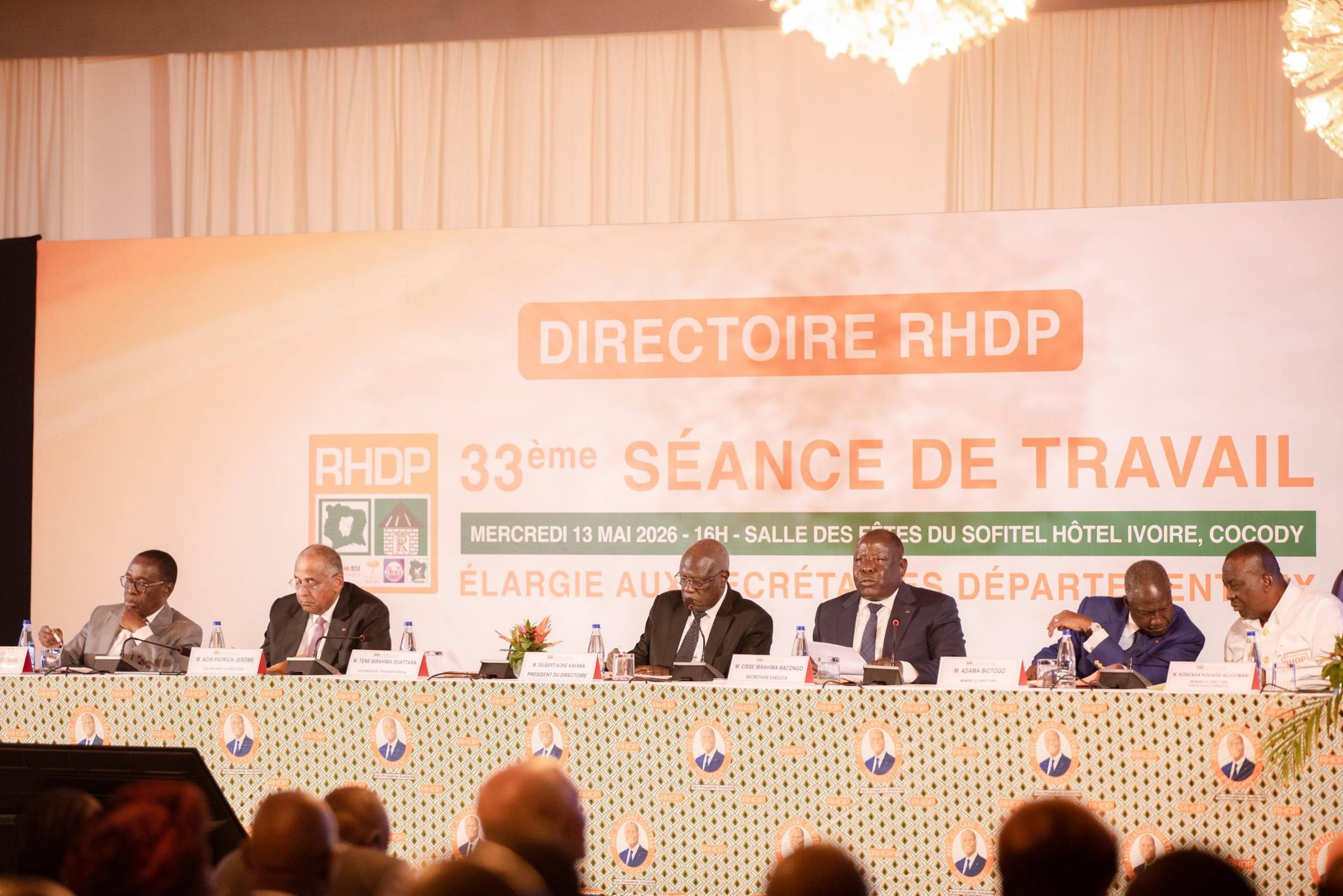33e Directoire du RHDP, le parti restructure ses instances © Crédit photo DR