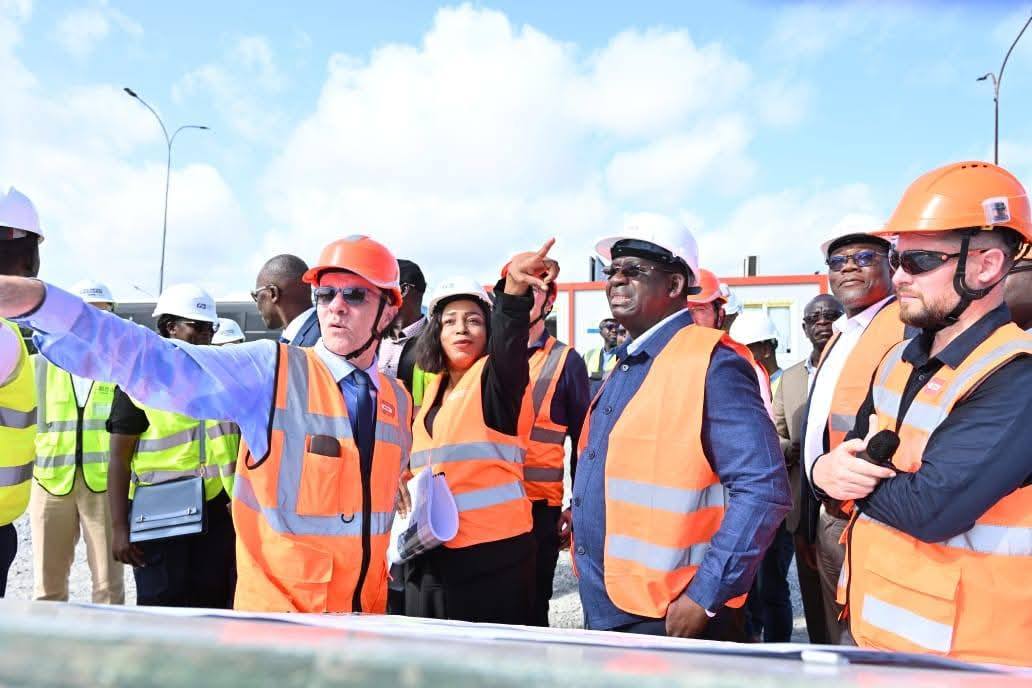 Métro d'Abidjan Hien Sié sur les chantiers de Marcory © Crédit photo DR