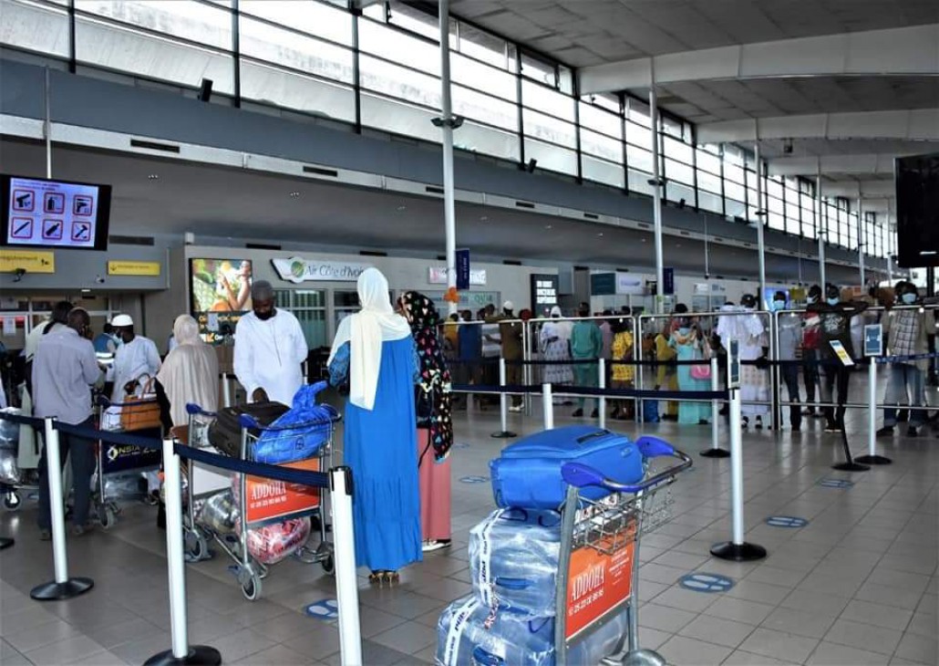 Panne électrique à l'aéroport d'Abidjan vols perturbés le 17 mai © Crédit photo DR