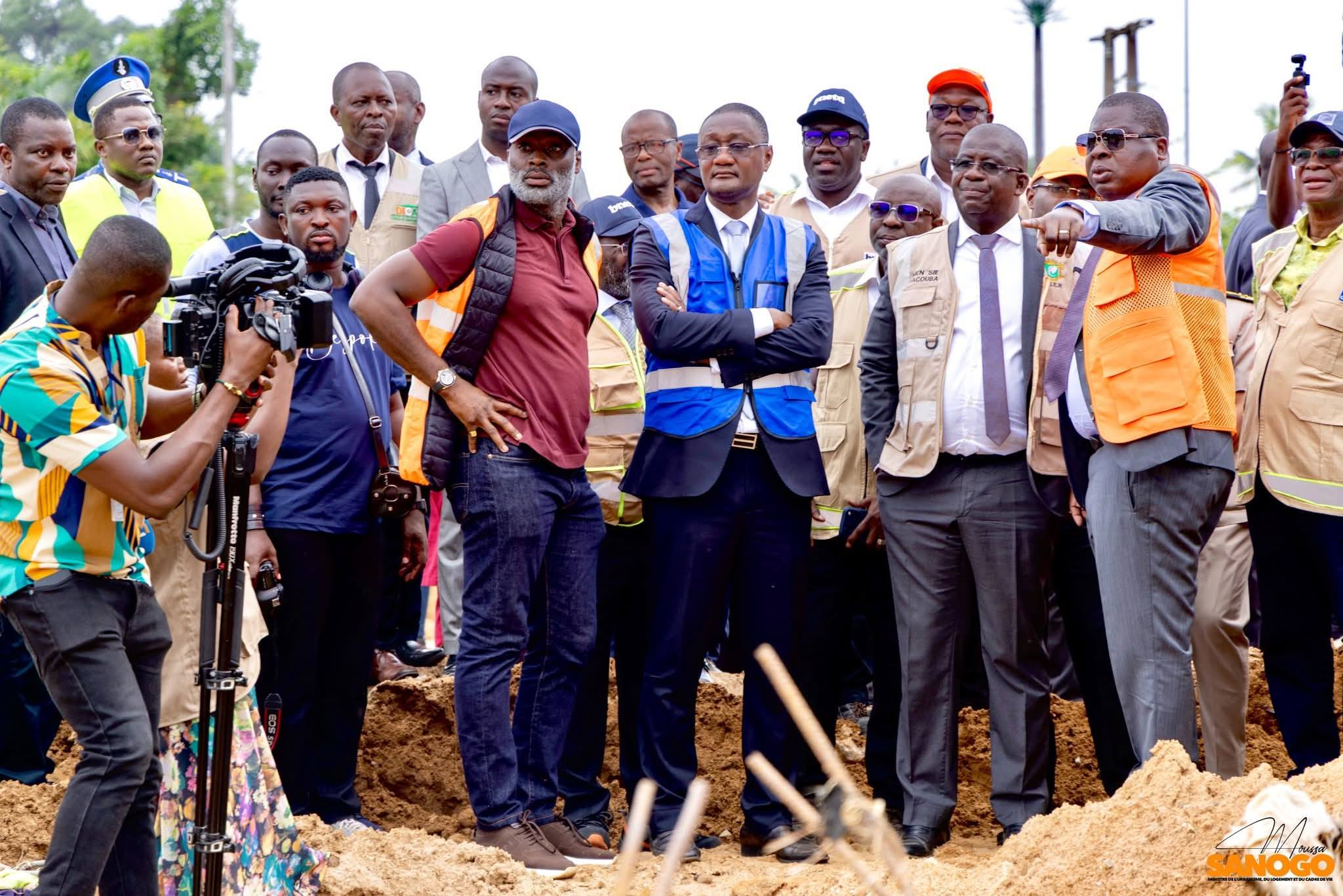 Inondations à Bingerville : Sanogo, Kouakou et Hien Sié sur le terrain © Crédit photo DR