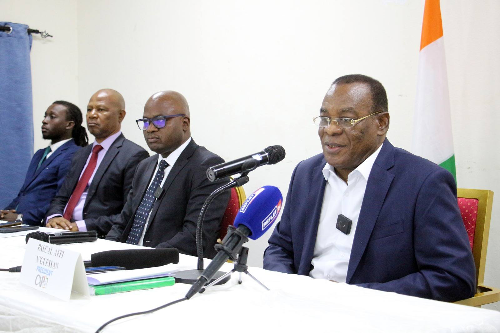 CAP-Côte d'Ivoire - Affi N'Guessan prend la tête de la coalition de l'opposition ivoirienne © Crédit photo DR﻿