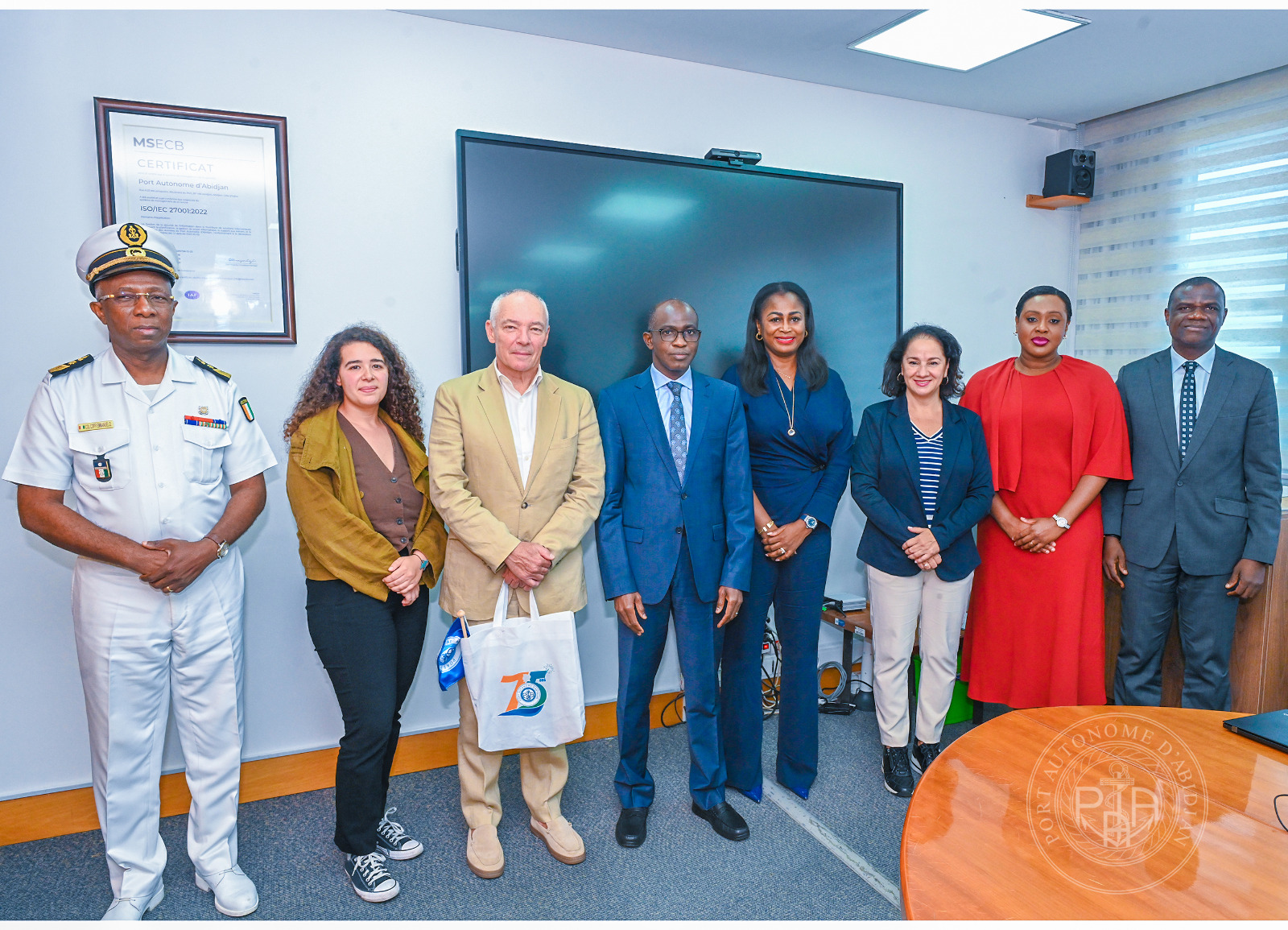 INTERREG MAC : les Îles Canaries en mission au Port Autonome d'Abidjan © Crédit photo PLCC