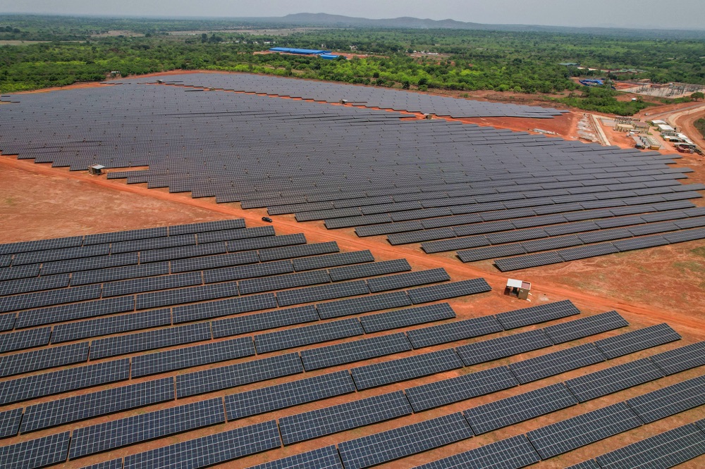 La centrale photovoltaïque Ferké Solar inaugurée ce 3 juillet © Crédit photo DR