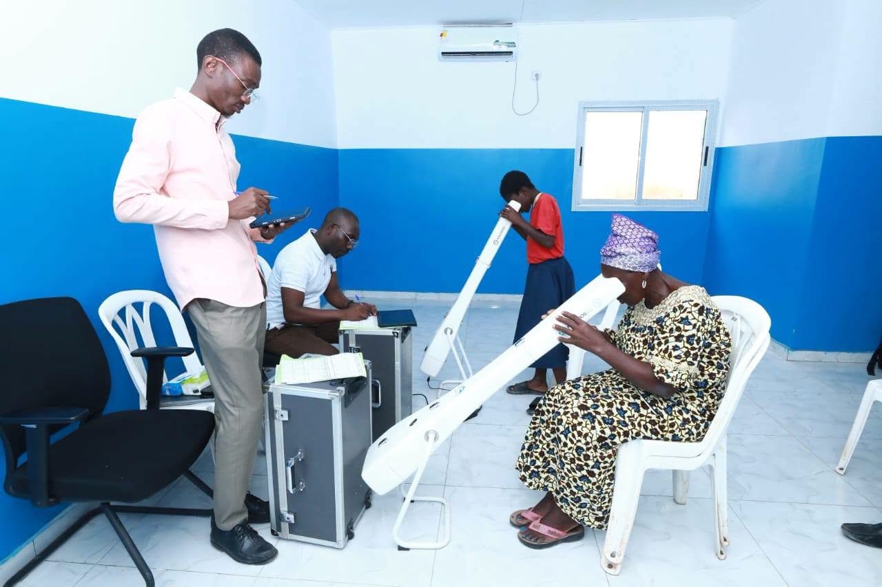 Lancement d'une campagne de santé oculaire et auditive à Agboville © Crédit photo DR