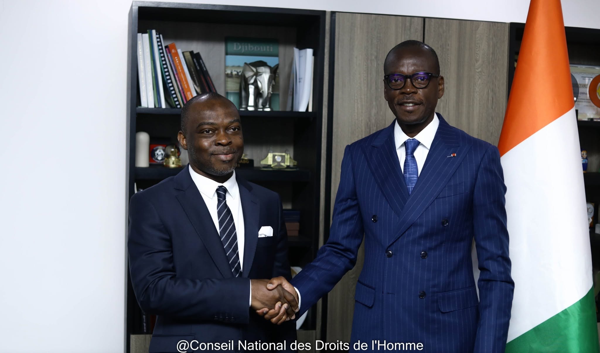 Bonne gouvernance Côte d'Ivoire : la HABG et le CNDH s'associent © Crédit photo Conseil National des Droits de l'Homme