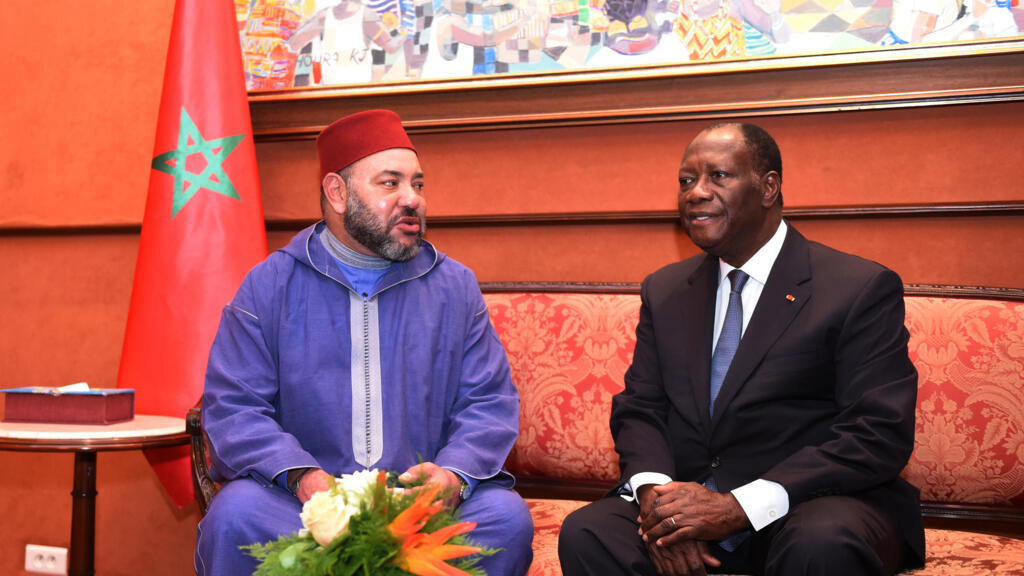 Le Roi Mohammed VI et Alassane Ouattara