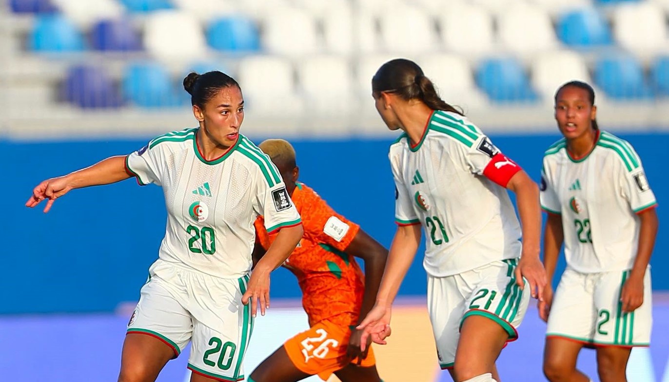 L'équipe féminine de l'Algérie