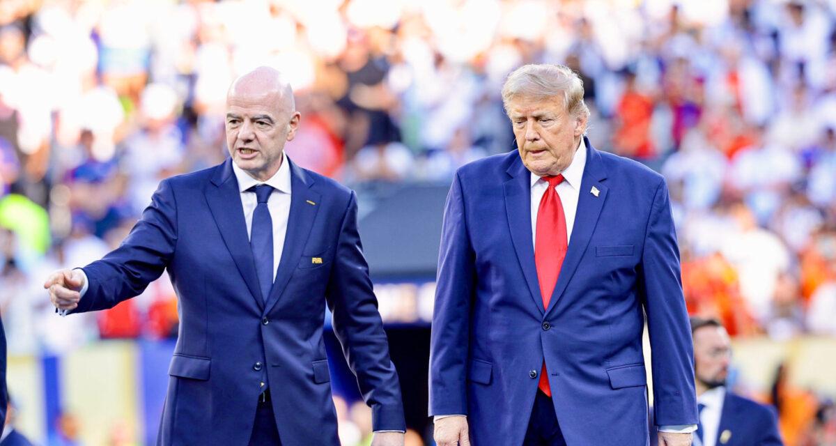 Gianni Infantino et Donald Trump