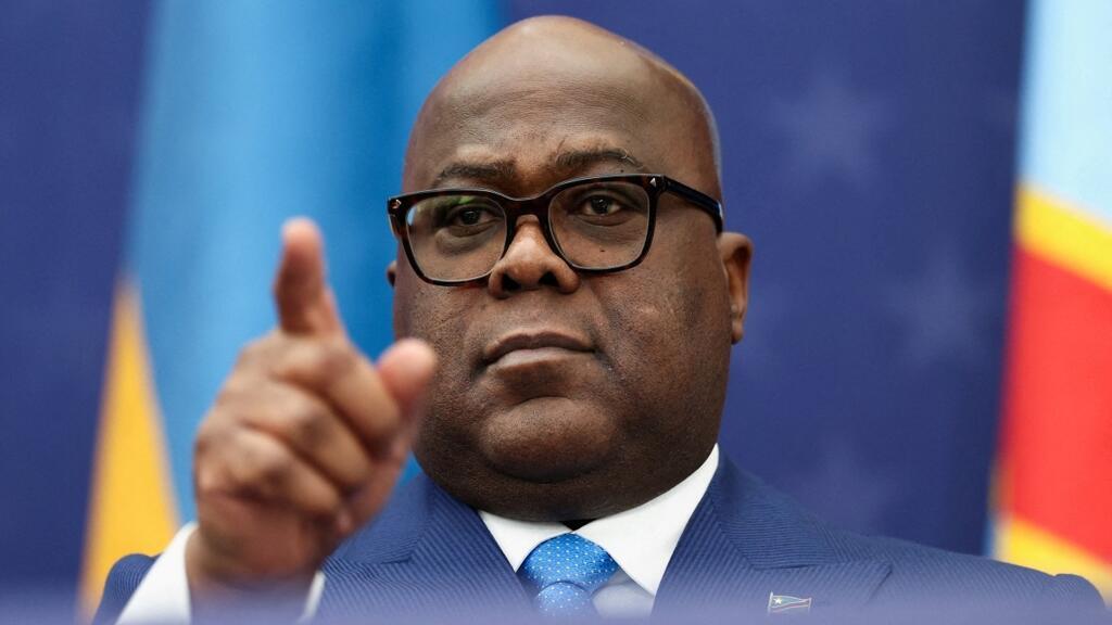Le président congolais Félix Tshisekedi (ici le 4 décembre 2025 à Washington) s'est exprimé face à la Nation, lundi 8 décembre 2025. REUTERS - Kevin Lamarque