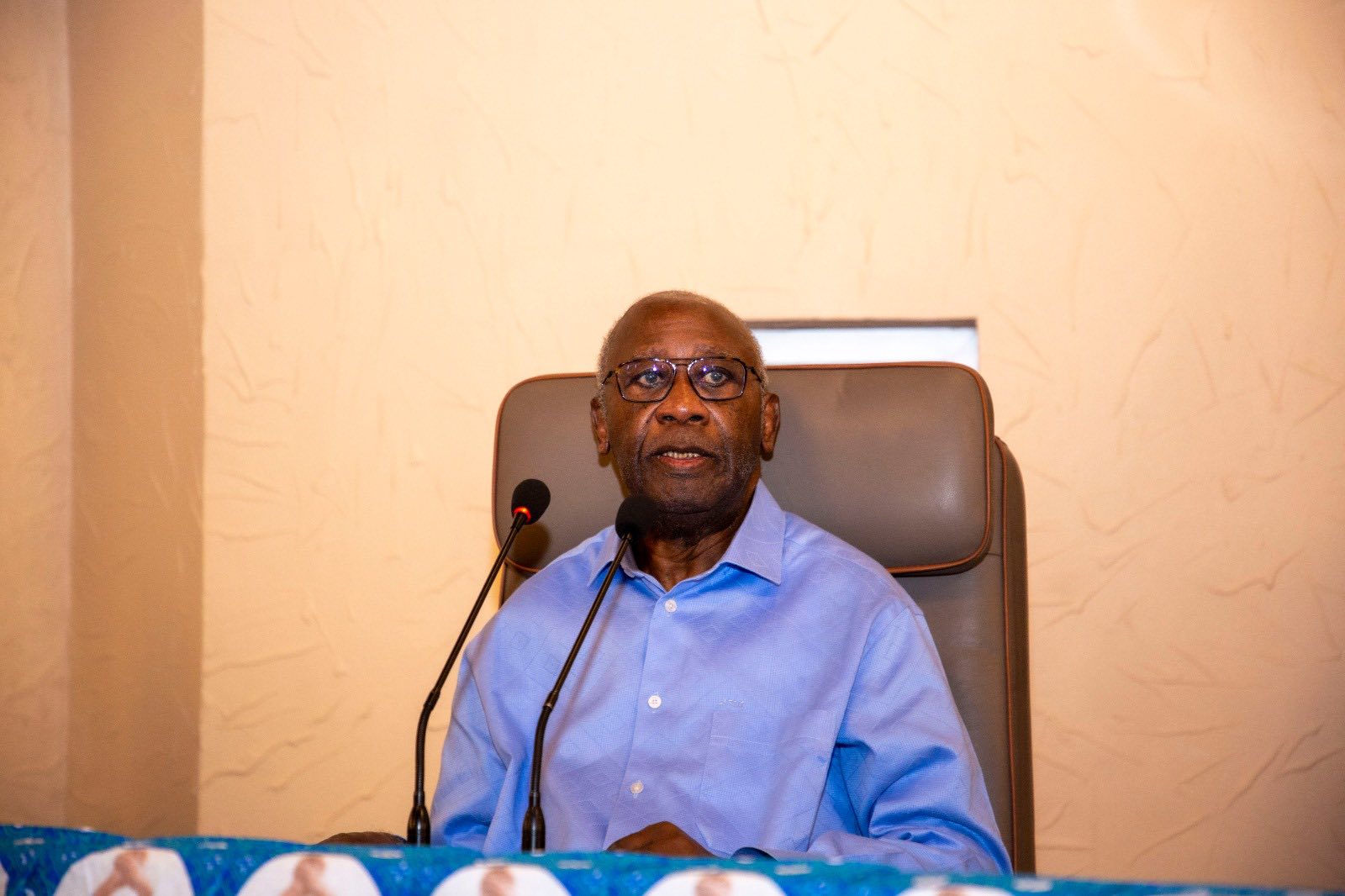 Laurent Gbagbo, président du PPA-CI