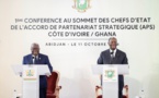 Partenariat Côte d'Ivoire - Ghana : 1ère Conférence au Sommet Ouattara et Akufo-Addo de l'Accord de Partenariat Stratégique (APS), les images inédites