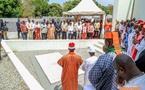 Tiémoko Meyliet Koné sur la tombe d'Hamed Bakayoko et Amadou Soumahoro