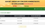 Concours ENA 2026 Côte d'Ivoire : Inscriptions ouvertes jusqu'au 27 mars