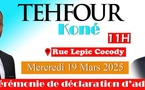 Tehfour Koné officialise son adhésion au RHDP