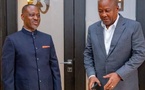 Au Ghana, Guillaume Soro retrouve Dramani Mahama à Accra