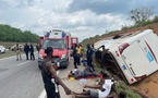 Accident d'un car UTB à hauteur de l'échangeur Moronou ce vendredi : un mort et 15 blessés