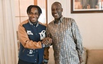 Adama Bictogo au concert de Didi B au stade Félix Houphouët-Boigny