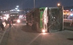 Accident d'un bus de la SOTRA sur l'échangeur MACACI ce 9 mai : la société de transport se prononce