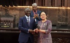 Adama Bictogo passe la présidence de l'Union Parlementaire des Etats Membres de I'OCI (UPCI) à Jakarta