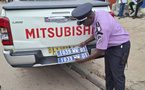 La police d'Abidjan traque les plaques immatriculation banalisées La police d'Abidjan traque les plaques immatriculation banalisées