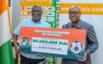 La FIF distribue 115 millions FCFA aux quatre clubs ivoiriens qualifiés pour les compétitions africaines La FIF distribue 115 millions FCFA aux quatre clubs ivoiriens qualifiés pour les compétitions africaines