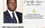 Commémoration du 2ème anniversaire du décès de Bédié le 1er août 2025